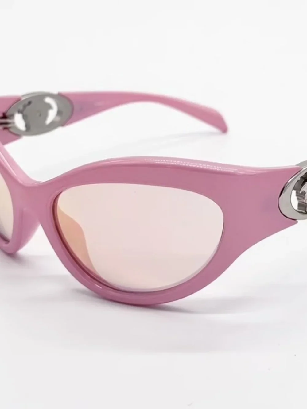 NEW VERSACE VE4485 5521/Z PINK ROSE GOLD MIRROR PINK LENS SUNGLASSES AUTHENTIC